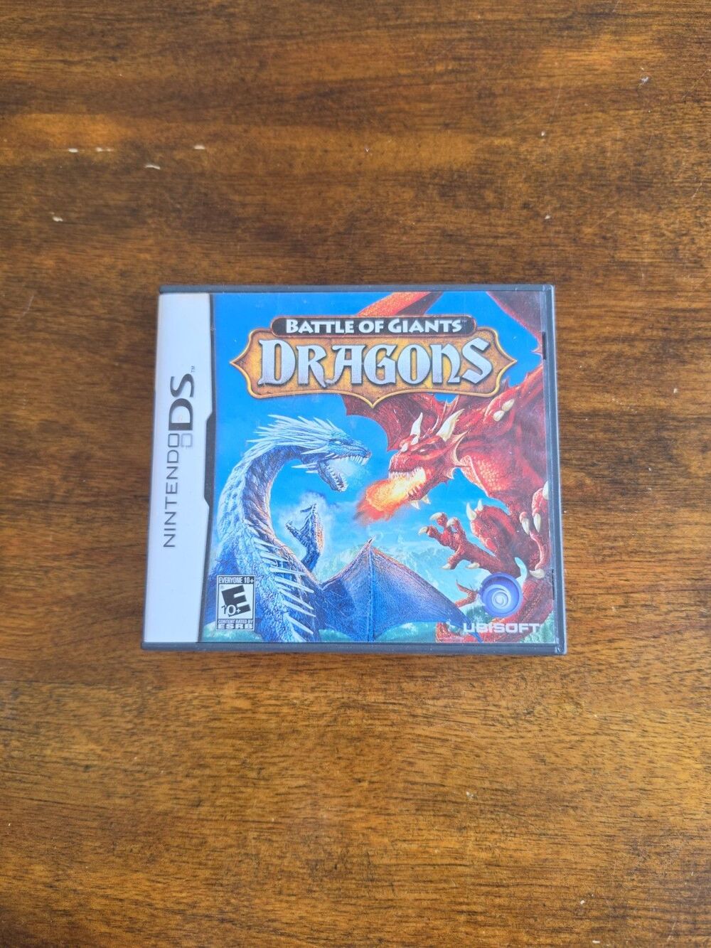 Battle of Giants Dragons Nintendo DS CASE & MANUAL ONLY No Game Ubisoft 2009